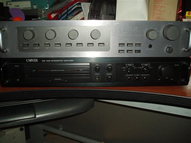 Carver Pre & Integrated Amplifier (Used) P8090010