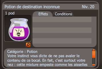 Mini donjon: Potion de Destination Inconnue  Potion10