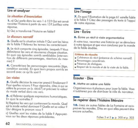 Varier Létude Des Fables De La Fontaine Entre Le Lycée Et