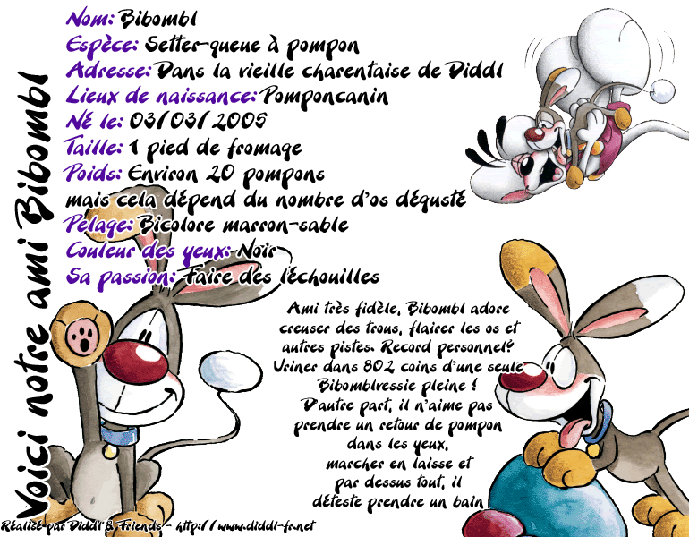 Les personnages Bimbom10