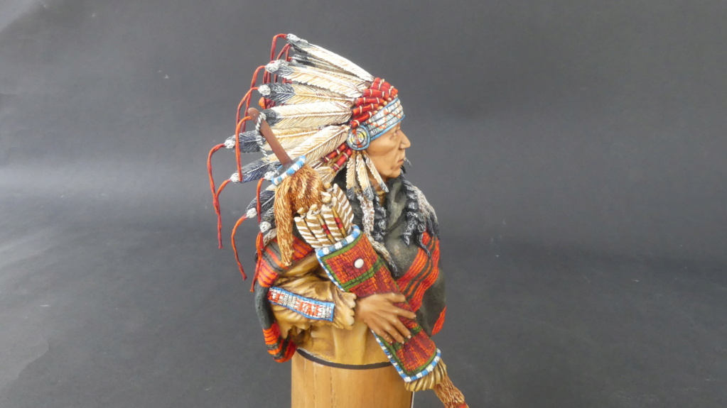 Indien Crow figurine Harton 200mm. P1020425