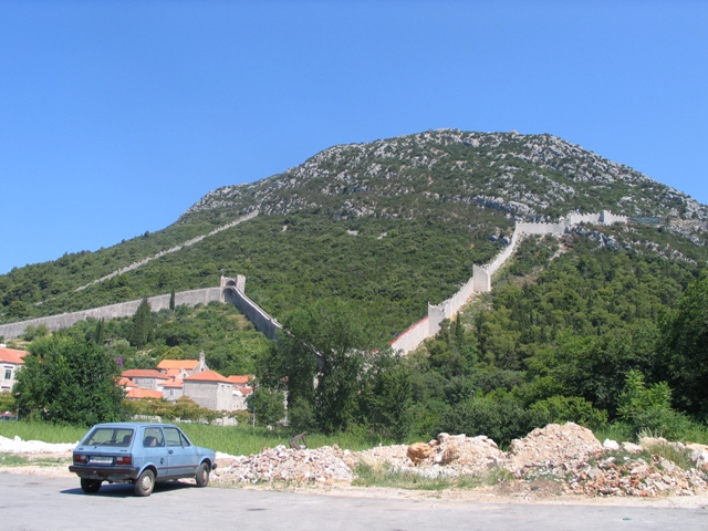 Mur de Ston en Croatie 1110