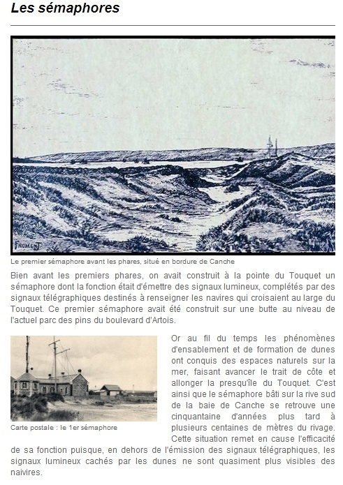 [ Les sémaphores - divers ] LES SEMAPHORES DANS L'HISTOIRE - Page 3 Touque10