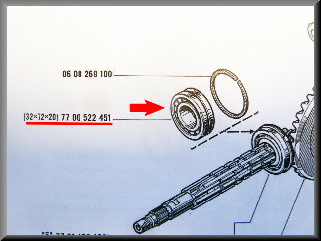  Boites 330 (R8) aux boites NG5 (R5 alpine turbo) roulements - Page 2 18071512
