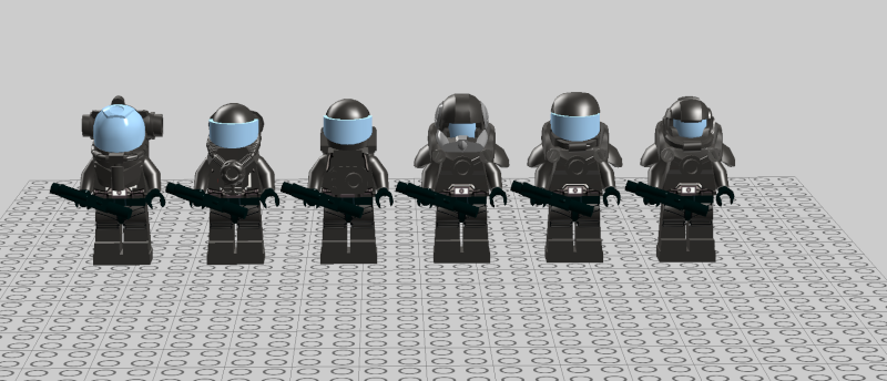 Imperial Marine Uniforms (Combat and Dress) Evolut10