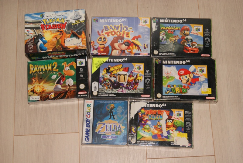 Estimation 7 jeux N64 dont banjo-Tooie et Zelda Oracle of ages Dsc00711