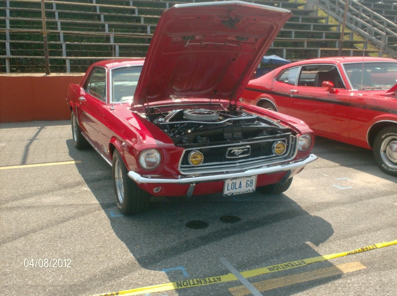 Mustang 1967 1968 vue au show de Montréal Mustang à Sanair le 4 août 2012 Hpim5061
