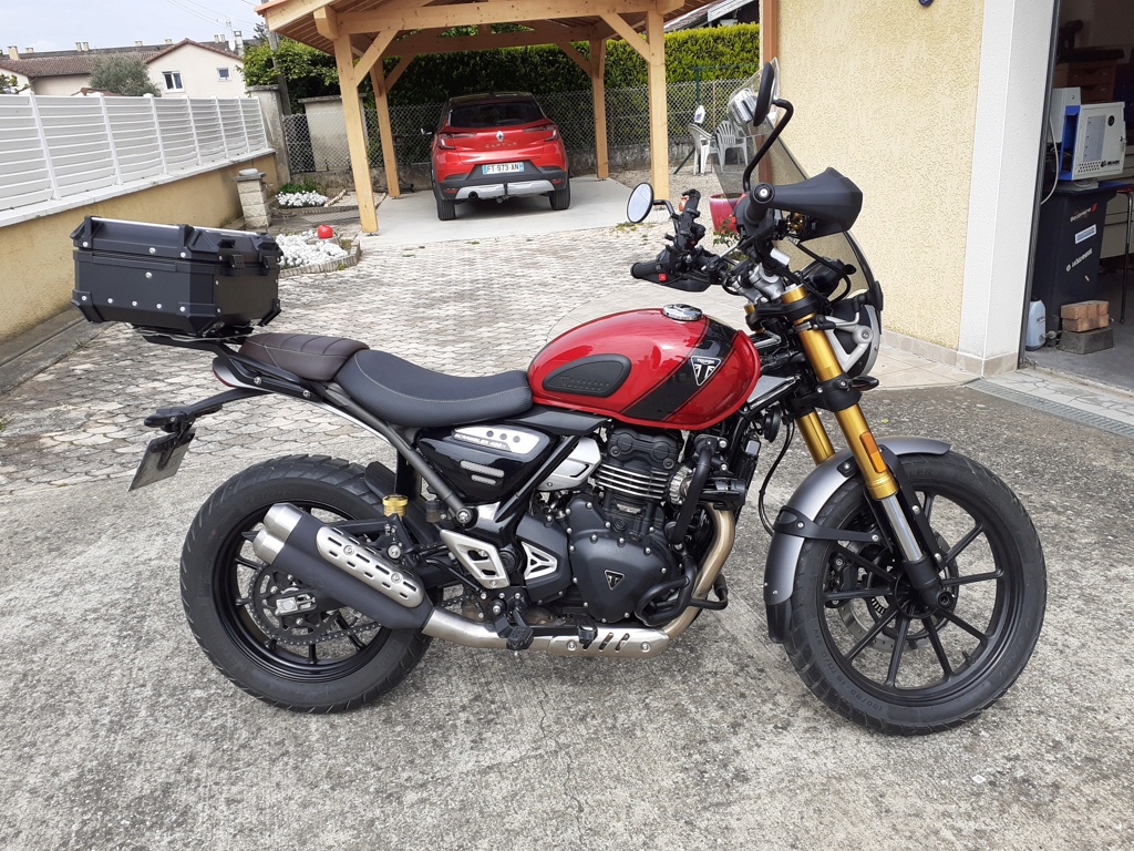 Ma SCRAMBLER 400X ...MODIFS et ACCESSOIRES 20240417