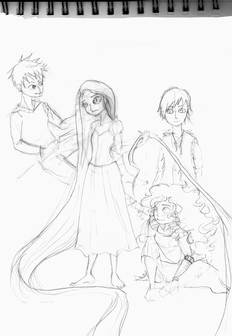 (Fan art) Merida, Rapunzel, Jack et Hiccup - The Big Four - Page 25 Rise_o10