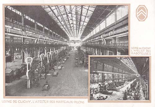 les usines Citroen à l'époque des C4 et C6 Clichy10