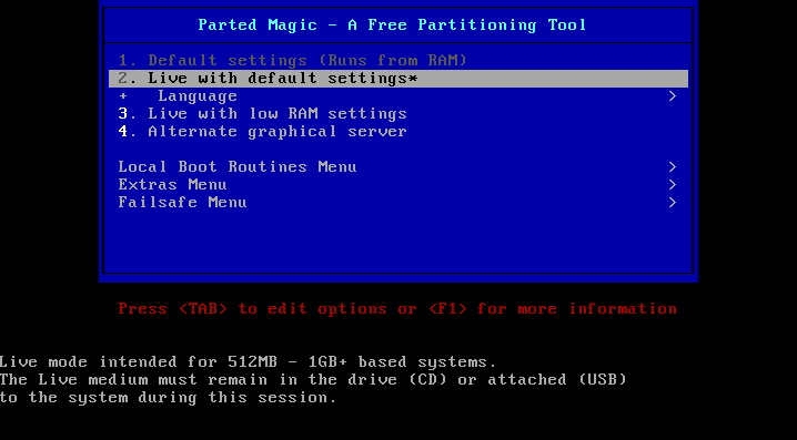 Ultimate Boot CD v5 : Tester son matériel, modifier une partition, supprimer un mot de passe de session, récupération de données... Choisi10