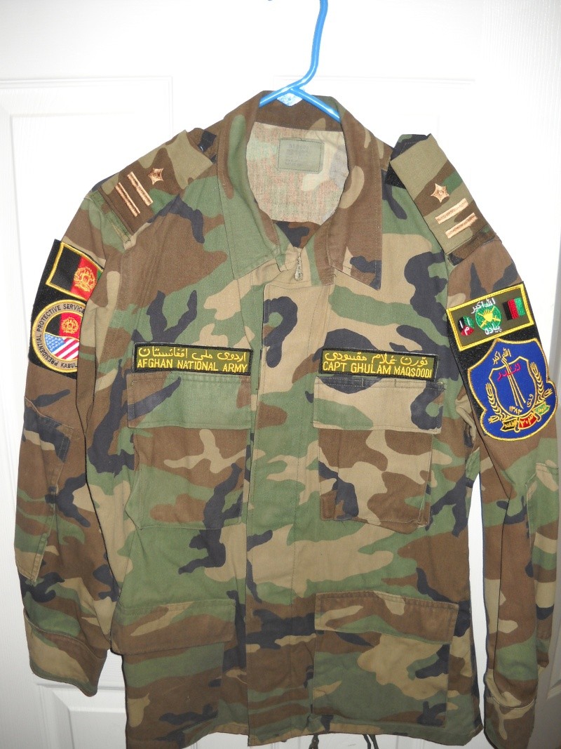 ANA Training and Combat Uniform, Woodland Camouflage Afghan11