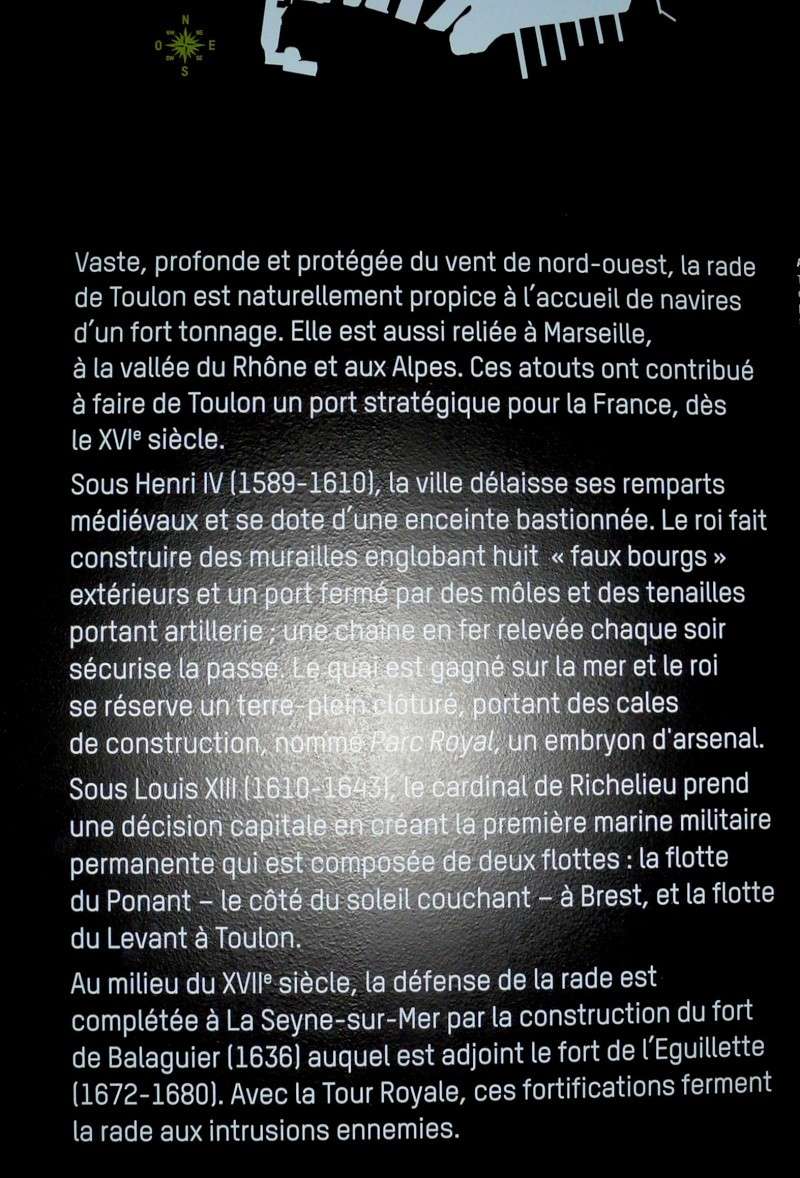 MUSEE DE LA MARINE DE TOULON - TABLEAUX ET EXPLICATIONS Arsena13