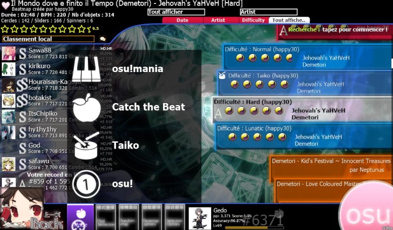 Osu! [Jeu de Rythme] Screen14