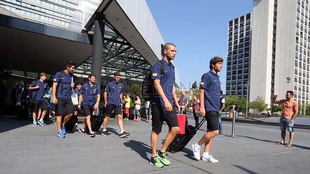 برشلونة يصل إلى أوسلو لخوض مباراته التحضيرية الثانية 2013-013