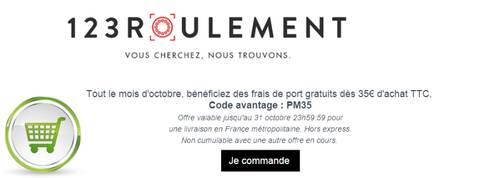 Promo 123 Roulements