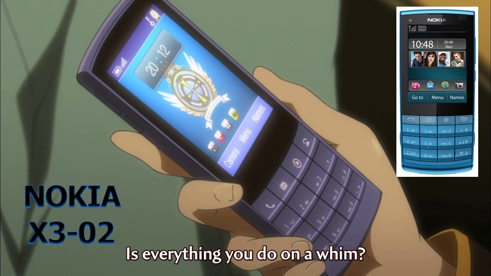 What can you find in anime that is in real world? Nokia_10