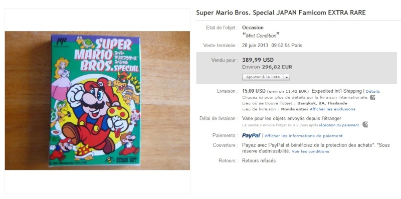 Super Mario Bros. Special (Hack) vendu pour le prix d'une Wii U Zzzzzz11