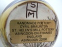 SHM mark - St Helen's Mill Pottery - Cyril Braunton Dscn5611