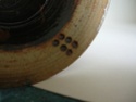 Stoneware chalice with 6 dots by Pauline Davies, Adnicott Studio Ceramics  Dscn5618