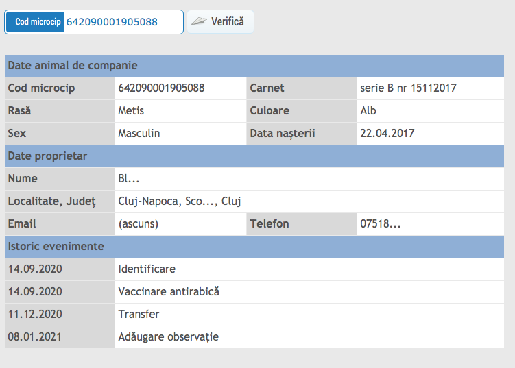 ROBY - (ANNELIESE  CADOSCH) - rapatriement Marius  04/01/2020 - chip ✅  Captu127