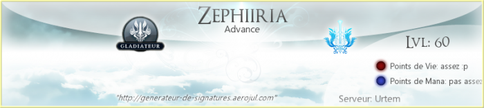 Presentation Zephiiria => Signat11