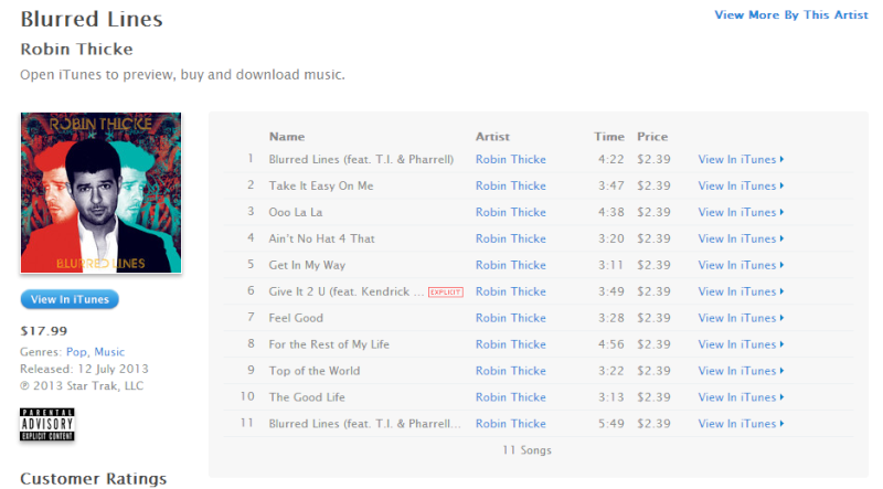 Robin Thicke - Blurred Lines [iTunes Plus AAC M4A] Screen39