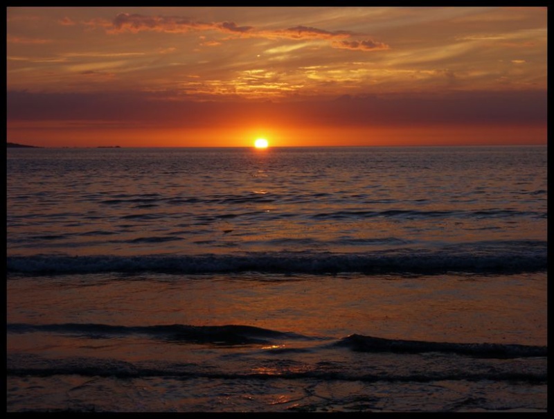 Coucher de soleil à Saint Michel En Grève ( côtes-d'Armor ) P1020411