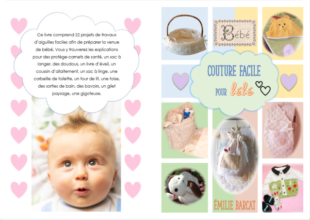 Livre "couture pour bébé" - demande avis pour couverture Versio10