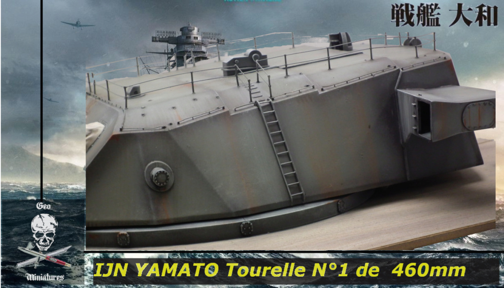 IJS Yamato : Tourelle armement principal de 46cm [Takom 1/72°] de Geo 6679  04-0413