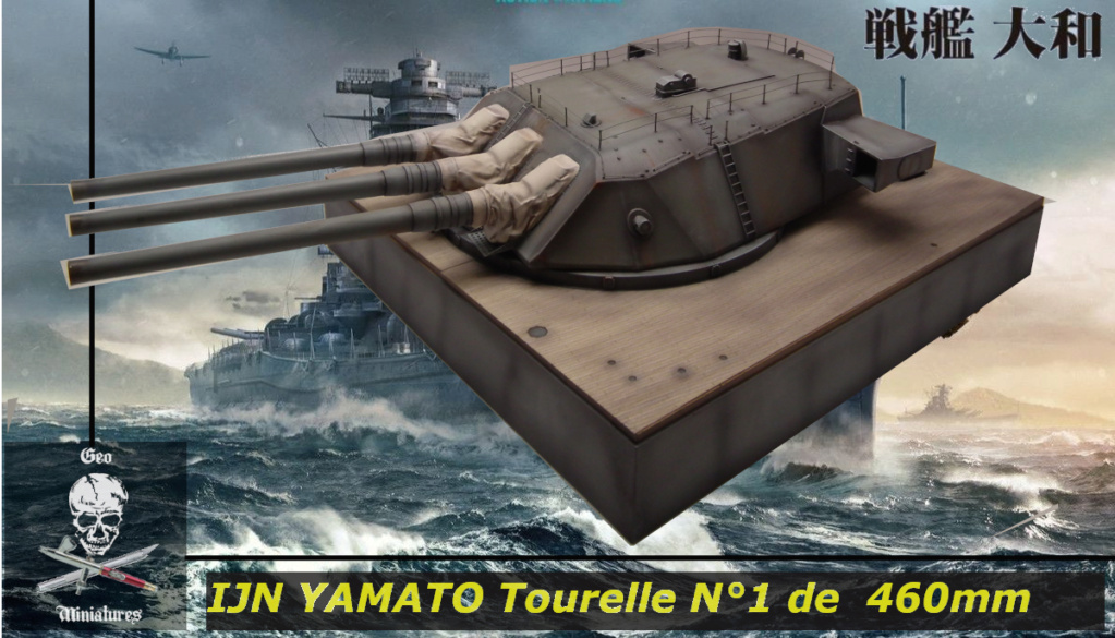 IJS Yamato : Tourelle armement principal de 46cm [Takom 1/72°] de Geo 6679  04-0512