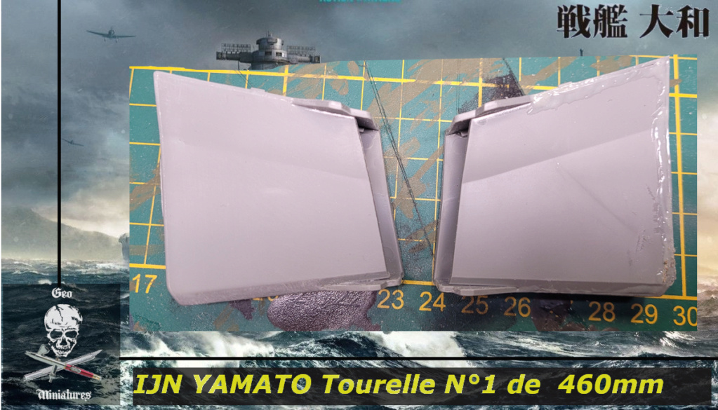 IJN Yamato : Tourelle armement principal 46cm [Takom 1/72°] de Geo 6679  12-0410