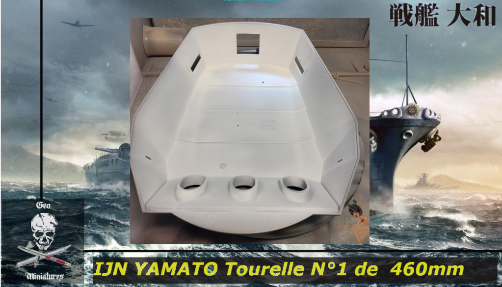 IJS Yamato : Tourelle armement principal de 46cm [Takom 1/72°] de Geo 6679  12-0610