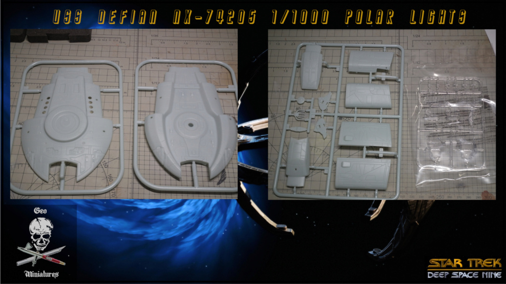 Star Trek USS Defian [easyclick Polar Lights 1/1000°] de Geo 6679 13-0211