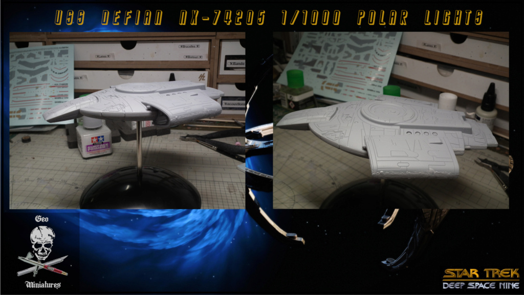 Star Trek USS Defian [easyclick Polar Lights 1/1000°] de Geo 6679 13-0311