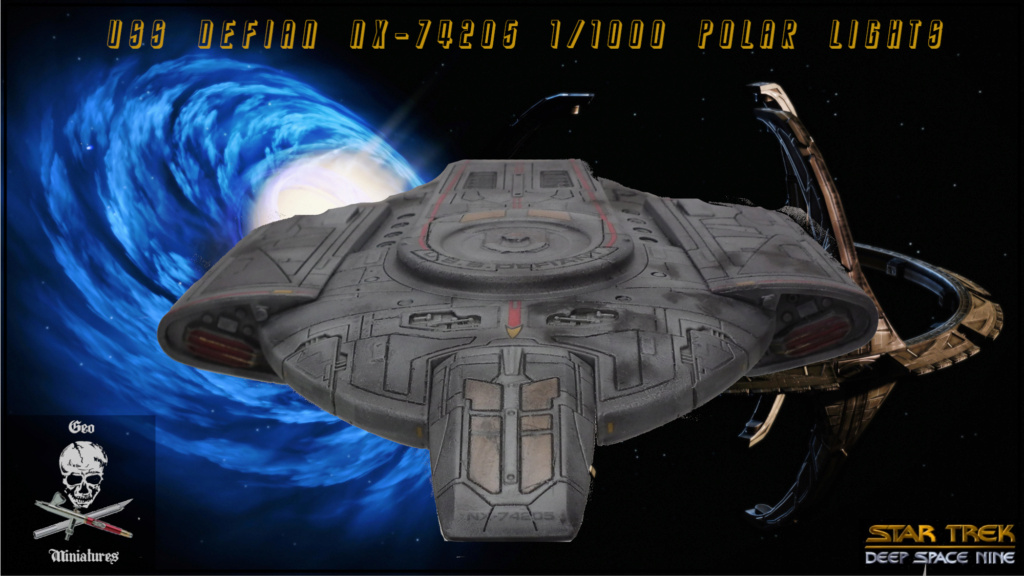 Star Trek USS Defian [easyclick Polar Lights 1/1000°] de Geo 6679 22-0111