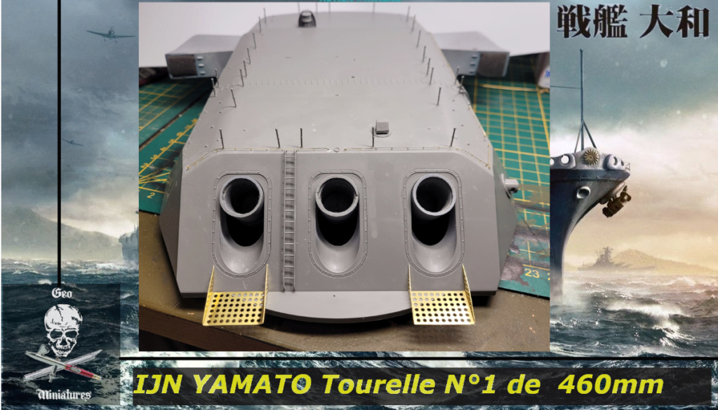 IJS Yamato : Tourelle armement principal de 46cm [Takom 1/72°] de Geo 6679  22-0410