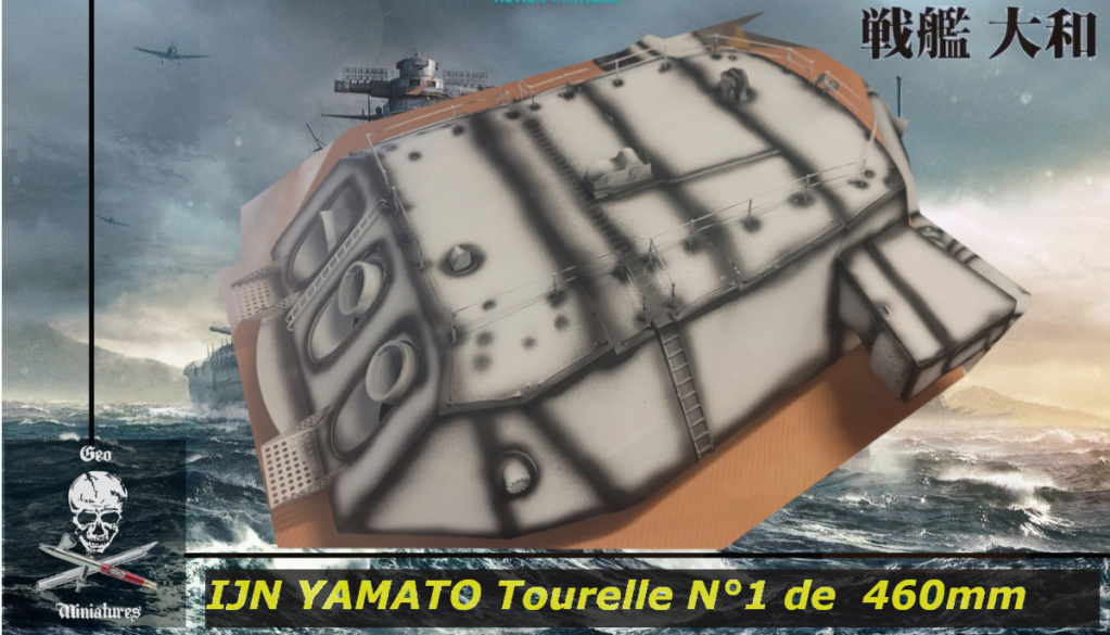 IJS Yamato : Tourelle armement principal de 46cm [Takom 1/72°] de Geo 6679  22-0810