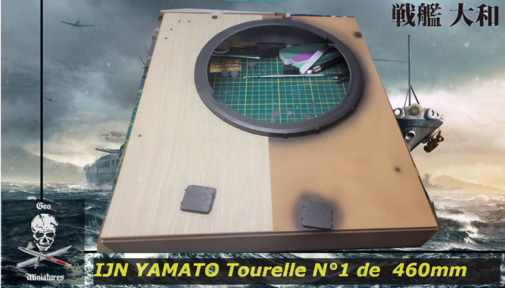 IJS Yamato : Tourelle armement principal de 46cm [Takom 1/72°] de Geo 6679  22-1010