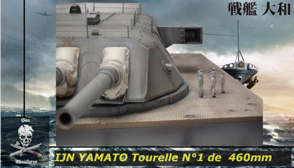 IJS Yamato : Tourelle armement principal de 46cm [Takom 1/72°] de Geo 6679  24-0510