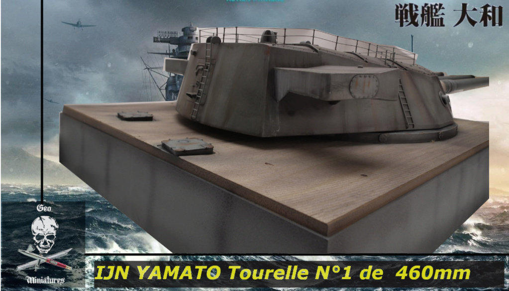 IJS Yamato : Tourelle armement principal de 46cm [Takom 1/72°] de Geo 6679  24-0810