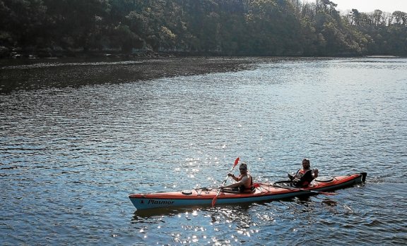 En kayak jusqu'à Achnacarry pour 2 commandos marine Les-de10