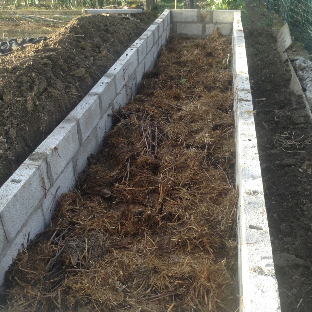 Jardinage en permaculture "lasagnes" Image255