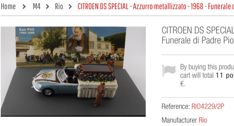 Citroën - DS Special Funerale Padre Pio 1968 - Rio 4193 82a4f210