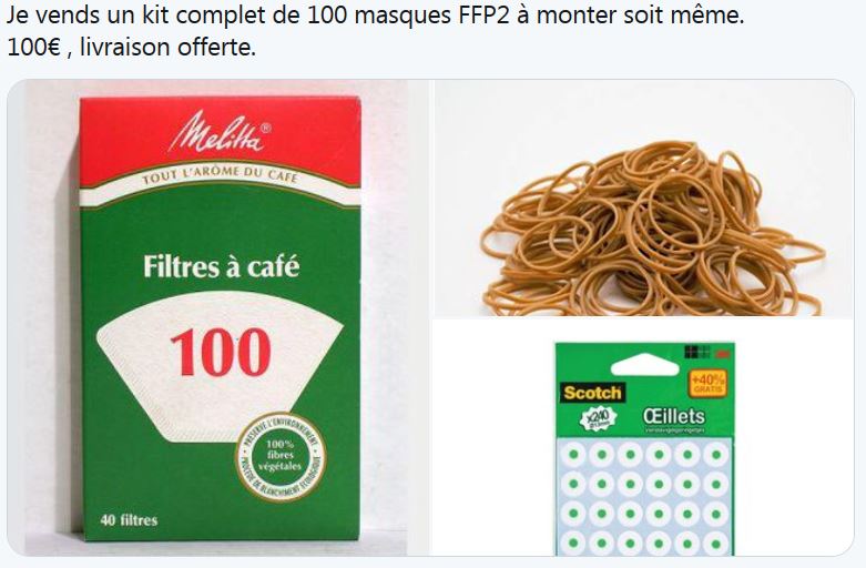 Masques de protection contre le Covid 19 Masque10