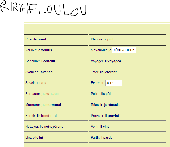 Le passé simple (quiz) - Page 7 Captur19