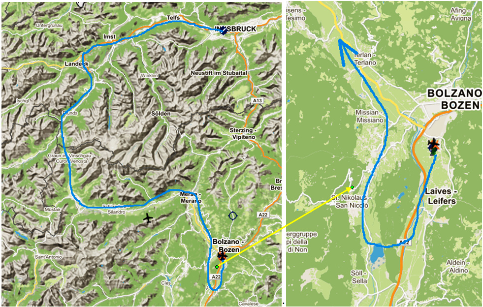 Le survol des Alpes 2° étape Les_ca10