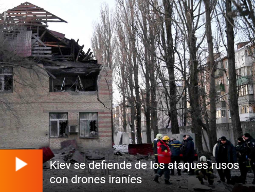 Rusia vuelve a bombardear Kiev con drones mientras continúan los combates en el Este Scree693