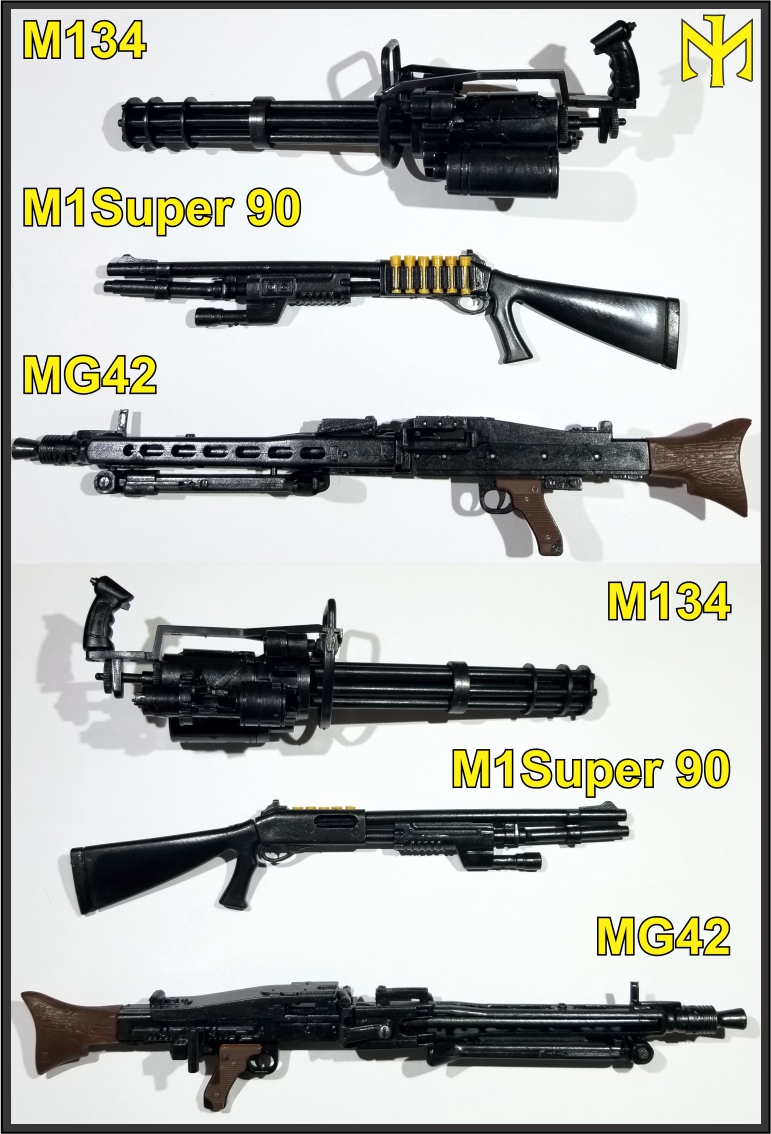 4D Gun Model / Puzzle Model 1/6 scale guns 4dguns10