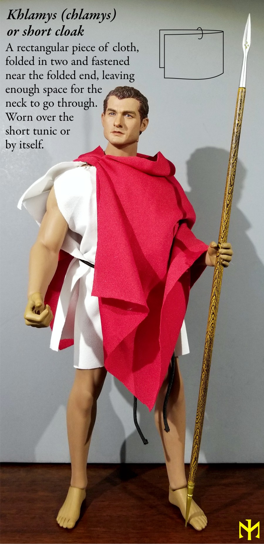 custom - Ancient Greek Clothing in Sixth Scale Cagc0510